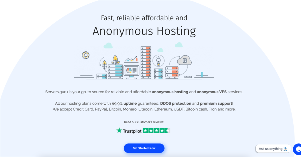 best anonymous hosting services