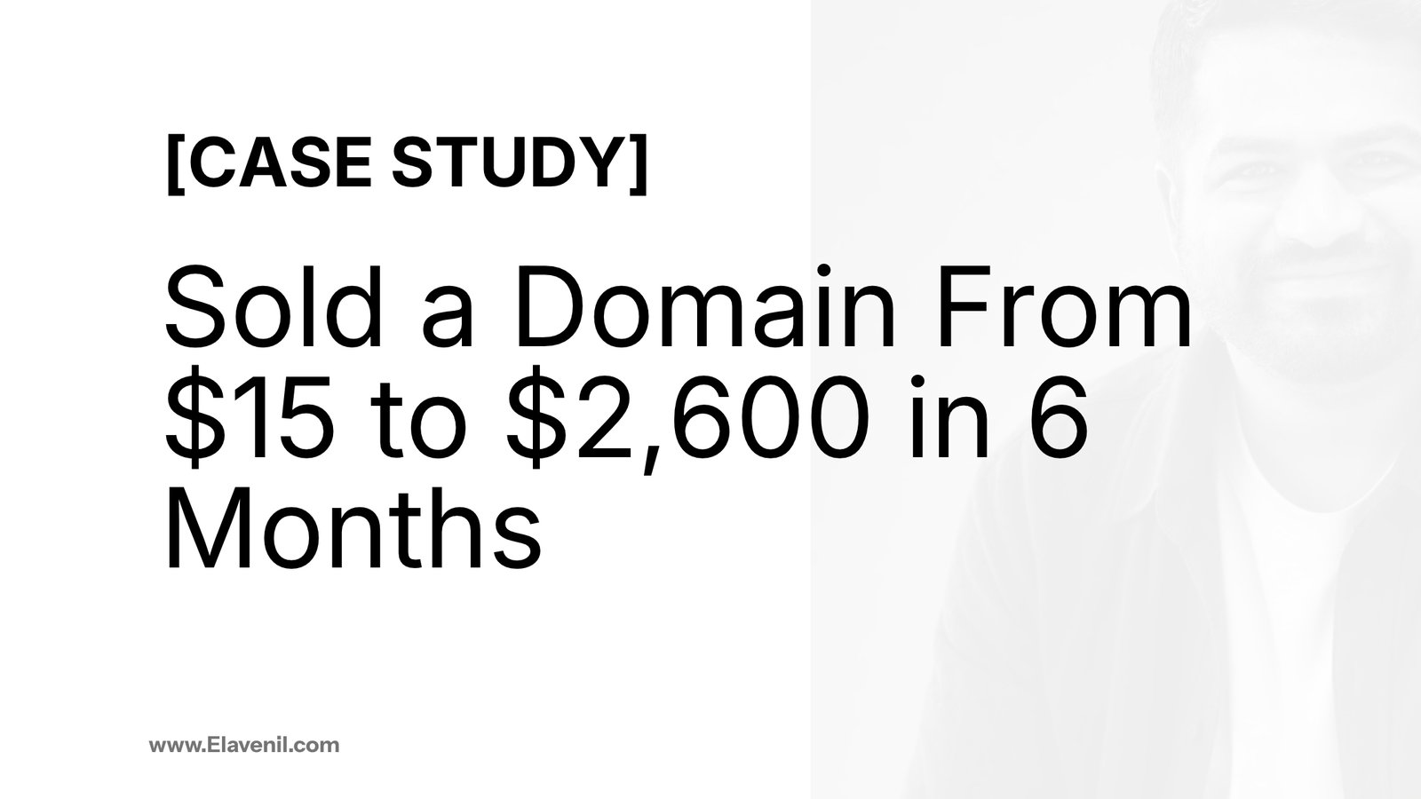 [Case Study] Domain Asset Monetization — Flipped a $15 Domain for $2,600 (173X ROI)